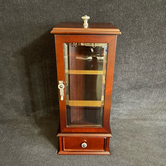 Bombay Jewelry Like New The Bombay Company Tall Wooden Jewelry Box